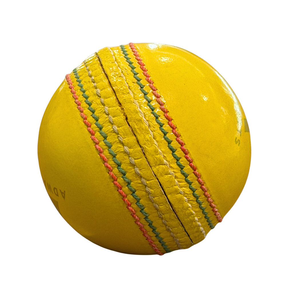 Adwan Indoor Cricket Ball Yellow 110 grams
