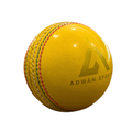 Adwan Indoor Cricket Ball Yellow 110 grams
